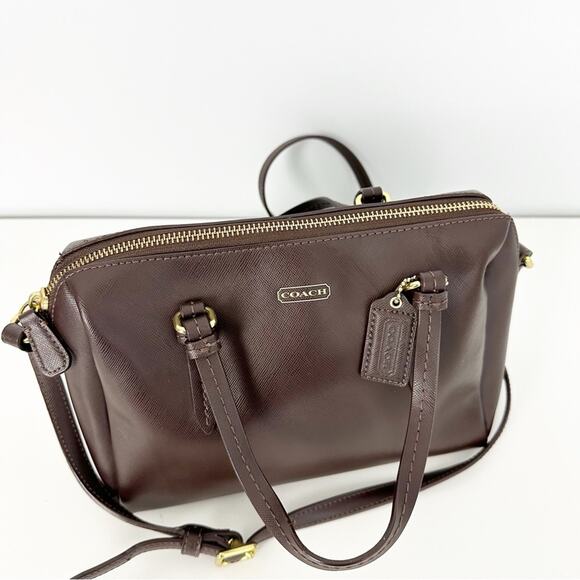 Coach Peyton Bennett Mini Satchel Brown - Picture 2 of 8